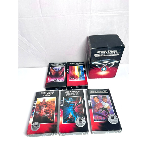 Star Trek The Movies 25th Anniversary Collector's Set of 5 VHS Box Set - Picture 7 of 9